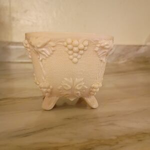 Vintage Jeanette Light Pink Footed Candy Dish 1940s?